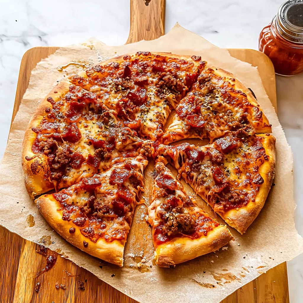 Meat Treat Pizza